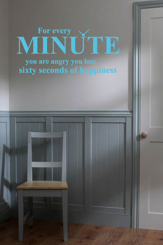 'For every minute...' - Personalised Text Wall Art