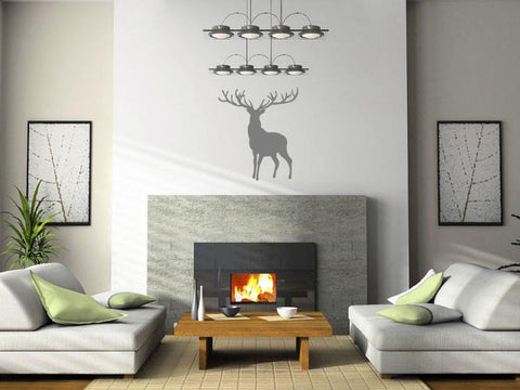 Stag silhouette - Personalised Wall Art